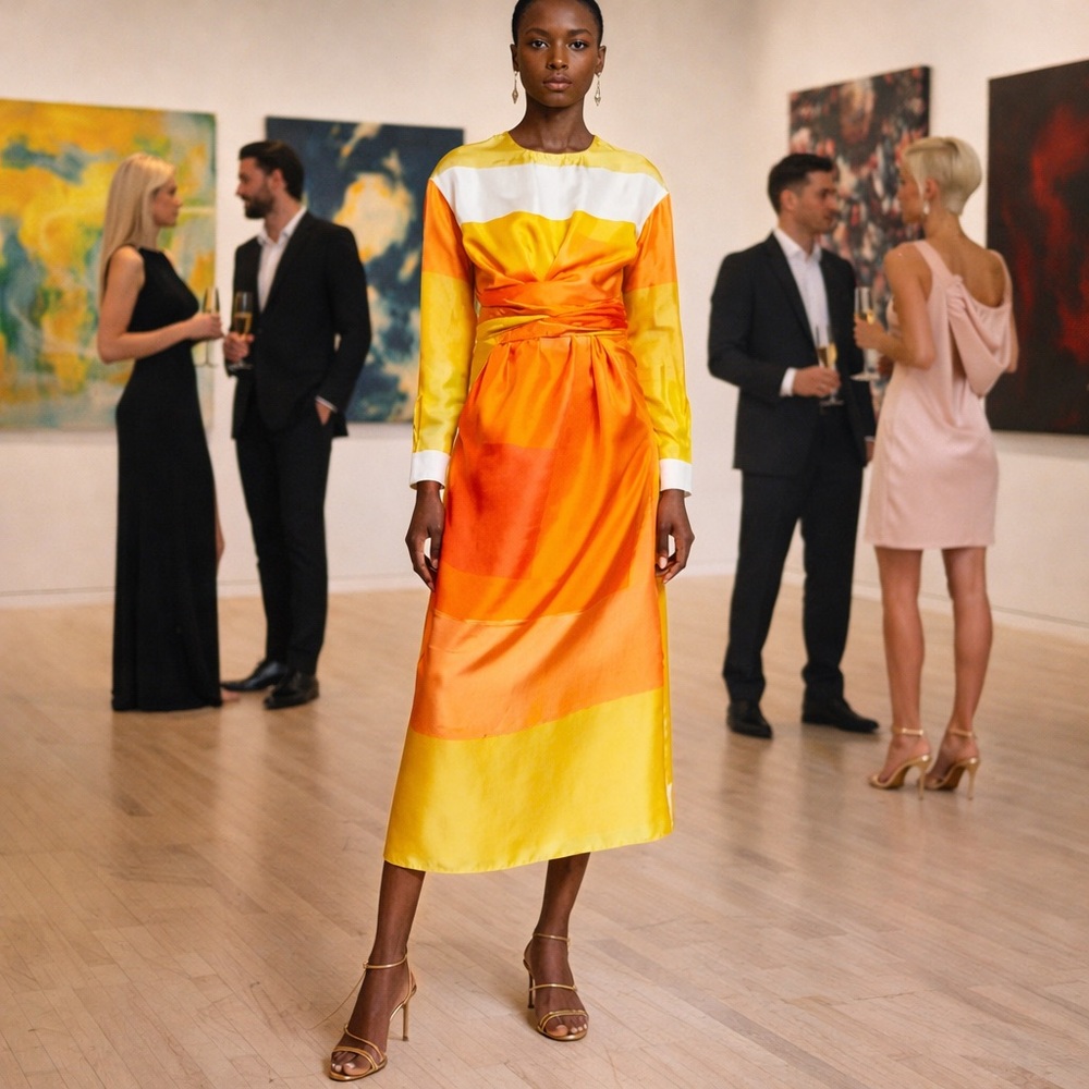 Partow silk dress